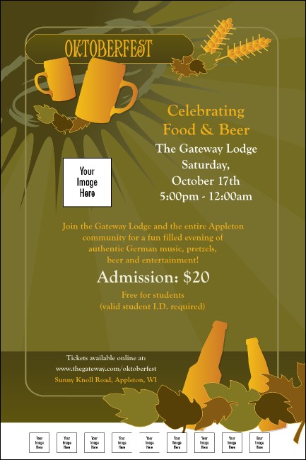 Oktoberfest Green Poster Product Front