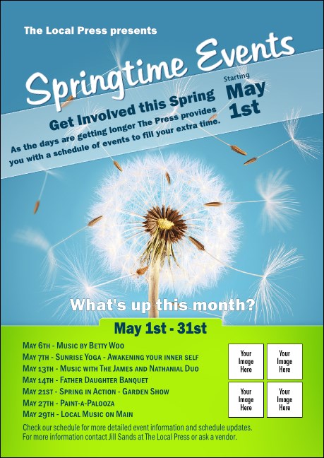 Dandelion Postcard Product Front