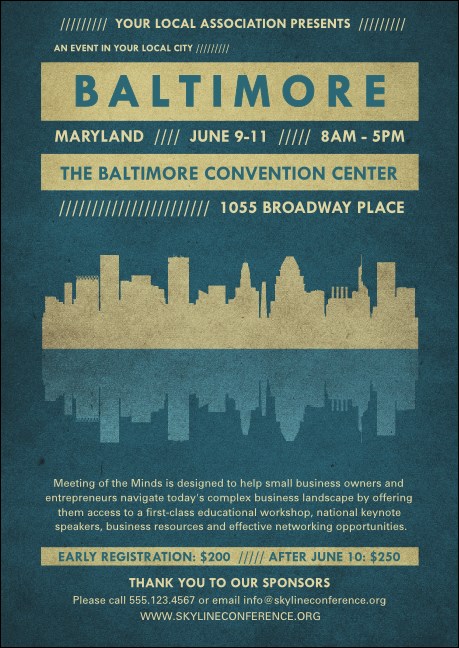 Baltimore Postcard Product Front