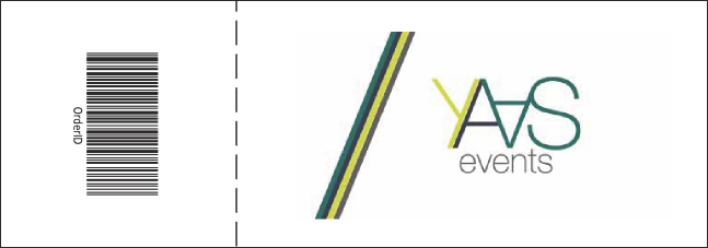 Fashion Show Raffle Ticket Product Back