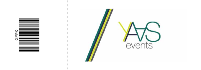 Hockey Faceoff Raffle Ticket Product Back