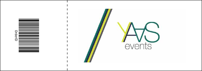 Hockey Badge Blue Raffle Ticket Product Back