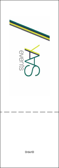 Roller Derby Jammer Raffle Ticket Product Back