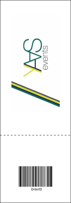 Earth Day Organic Raffle Ticket Product Back