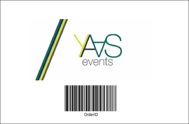 Hip Hop Concert Drink Ticket Product Back