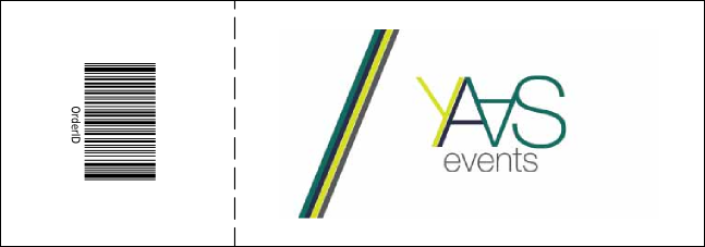 Color Logo Raffle Ticket 003 Product Back