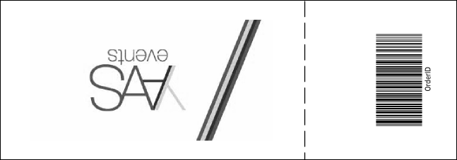 San Francisco Raffle Ticket (Black & White) Product Back