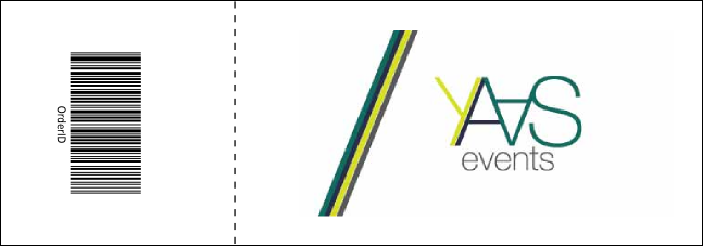 Yellow Rose Raffle Ticket Product Back