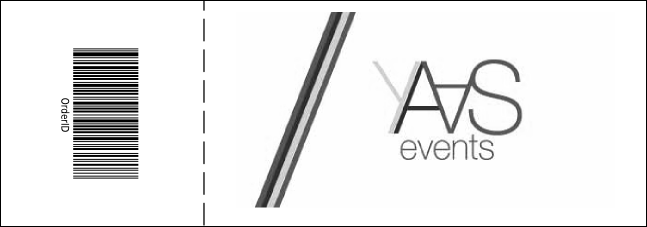 Christmas Black and White Raffle Ticket 001 Product Back