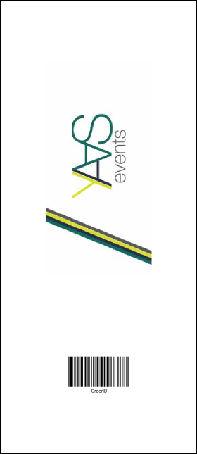 Gold Glitter VIP Pass Product Back