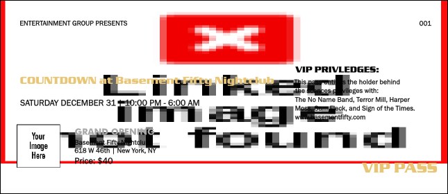 Diamond Dog VIP Pass Product Front