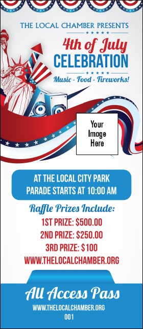 Fourth of July Freedom VIP Pass Product Front