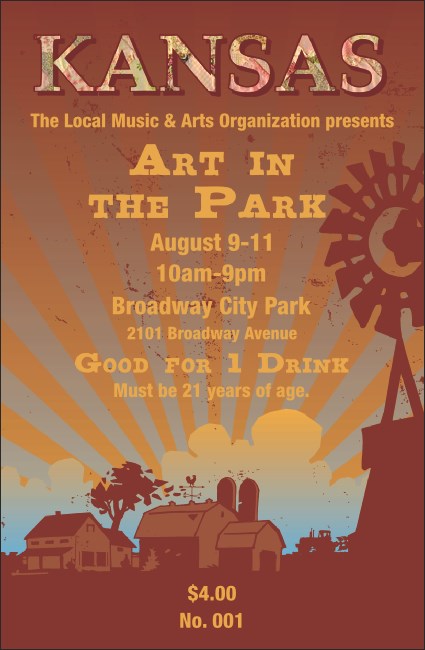 Kansas Drink Ticket Product Front