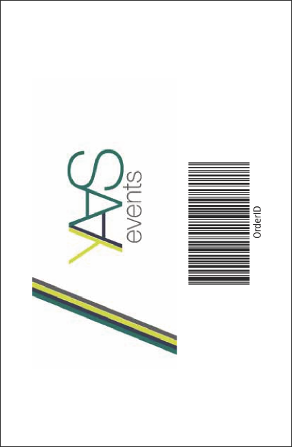Nightclub Blue Drink Ticket Product Back
