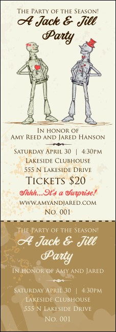 Robot Jack & Jill Event Ticket Product Front