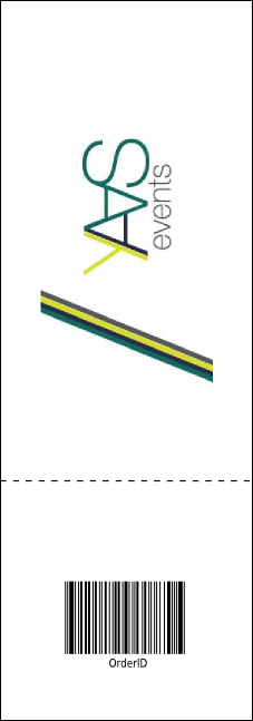 Police Caution Tape Raffle Ticket Product Back