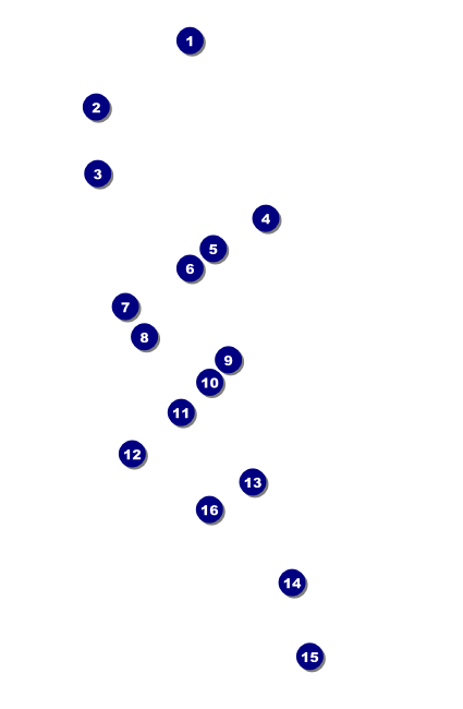 Fall Cut Paper Drink Ticket Front Field Markers