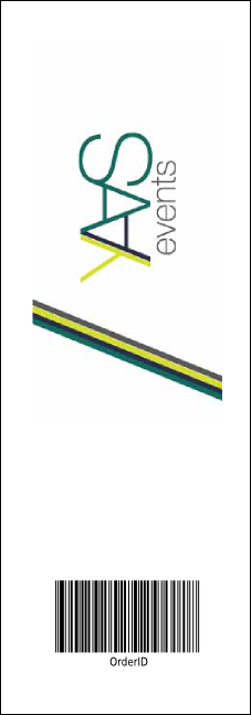 Spiritual Music Event Ticket Product Back