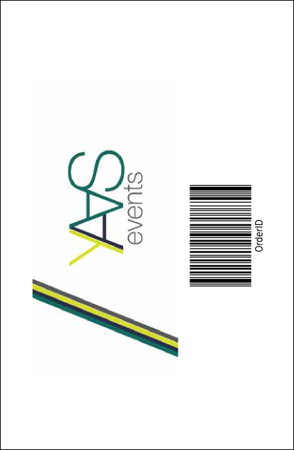 Green Gift Drink Ticket Product Back