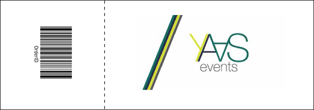 Children's Music Event Ticket Product Back