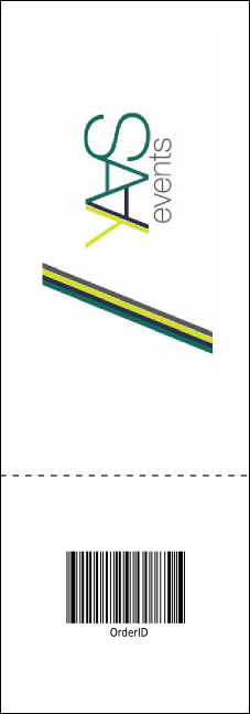 Alice in Wonderland Raffle Ticket Product Back