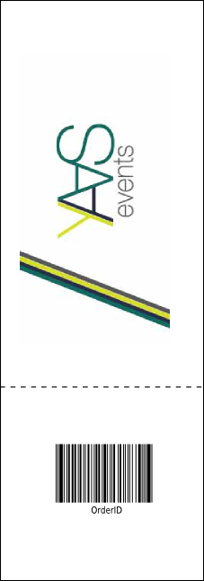 Skateboarding Raffle Ticket Product Back