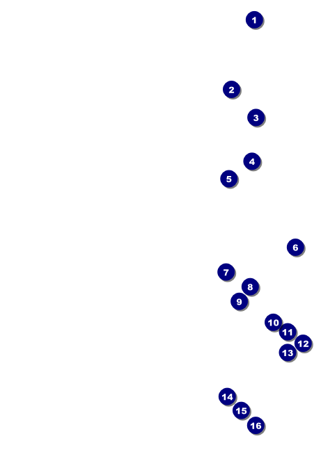 Classic Brown Pinstripe Club Flyer Front Field Markers
