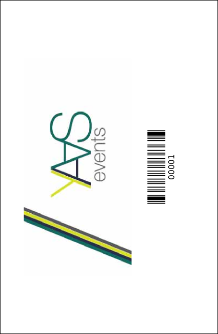 Roller Derby Passing Star Drink Ticket Product Back